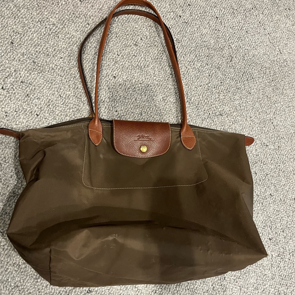 Longchamp Large Tote - brown